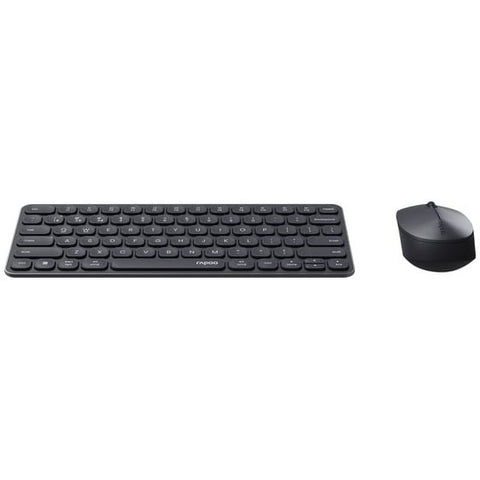 Rapoo 9010M Multi-mode Wireless Ultra-Slim Desktop Set Zwart