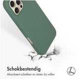 Accezz Liquid Silicone Backcover met MagSafe iPhone 16 Pro Max Donkergroen