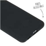 Accezz Liquid Silicone Backcover Samsung Galaxy S21 Zwart