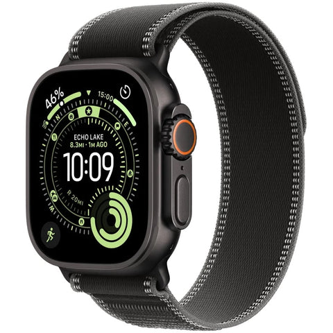 Apple Watch Ultra 3 GPS + Cellular 49mm met Trail Loop - M/L Zwart