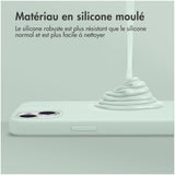 Accezz Liquid Silicone Backcover iPhone 15 Pro Max Lichtblauw