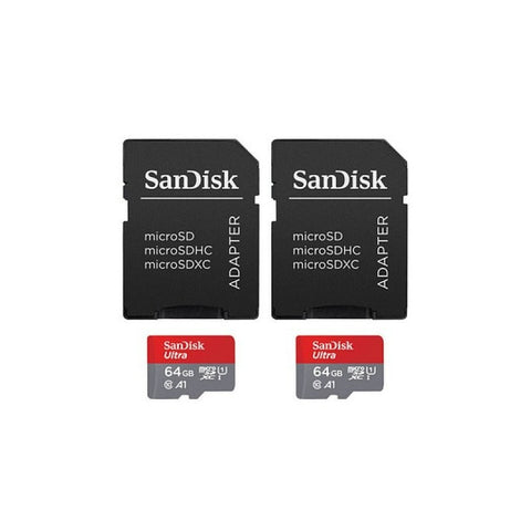 SanDisk MicroSDXC Ultra 64GB 140mb/s C10 - SDA UHS-I 2 pack