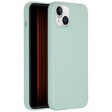 Accezz Liquid Silicone Backcover iPhone 15 Plus Lichtblauw