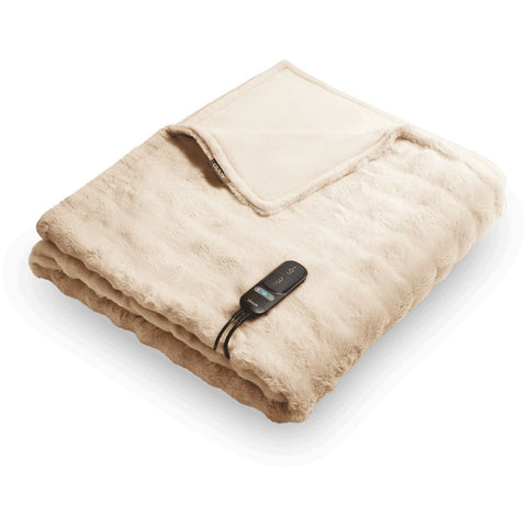 Duux Yentl Overblanket Bubble Rabbit Faux Fur (200x 2000) Beige