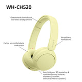 Sony WH-CH520 Geel