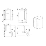 Smeg FAB10HRBL6 Zwart