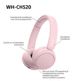 Sony WH-CH520 Roze