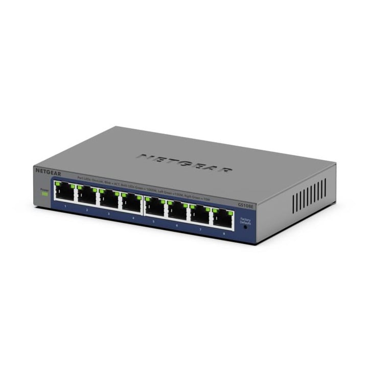 Netgear GS108Ev4 switch (8-port gigabit prosafe plus)