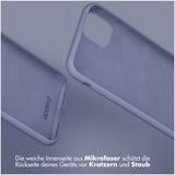 Accezz Liquid Silicone Backcover iPhone 15 Pro Grijs