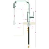Quooker Flex Square Chroom