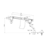 Neomounts DS75S-950BL2 Zwart