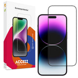 Accezz Gehard Glas Full Cover Screenprotector iPhone 15 Pro Max Transparant