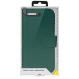 Accezz Wallet Softcase Bookcase iPhone 12 (Pro) Groen