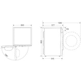 Hisense WF3V943BW/BLX