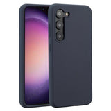 Accezz Liquid Silicone Backcover Samsung Galaxy S23 Donkerblauw