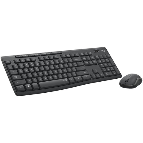 Logitech MK295 Silent Draadloze Toetsenbord en Muis QWERTY Zwart