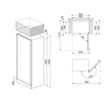 Smeg SCV115G Rvs