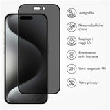 Accezz Gehard Glas Privacy Screenprotector iPhone 15 Pro Max Transparant