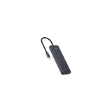 Rapoo USB-C Multiport Adapter, 6-in-1, grijs