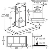 AEG DBE3951R Mat zwart