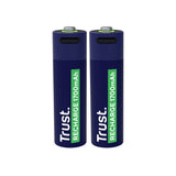 Trust Via USB-C oplaadbare AA-batterijen (2 stuks)