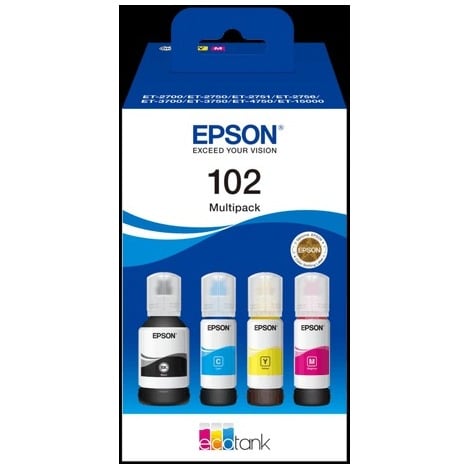 Epson 102 Inktflesjes Combo Pack Multi-color