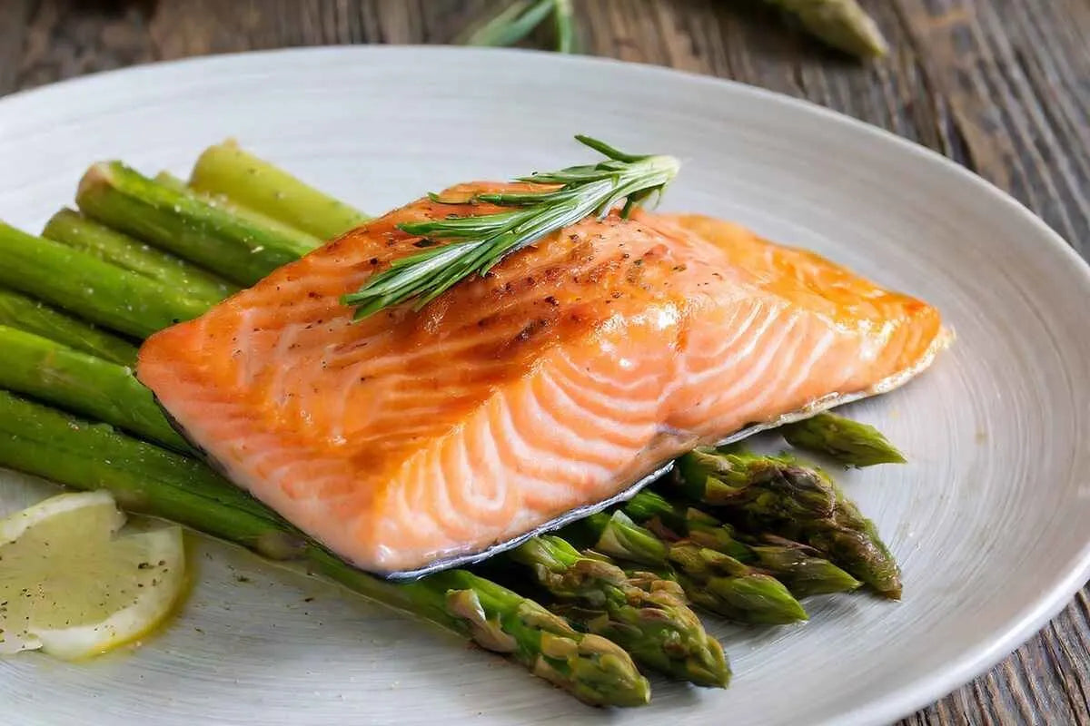 Recept 2: Zalm met asperges uit de stoomoven