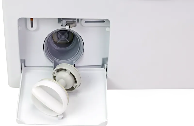 Wasmachine pompt niet af