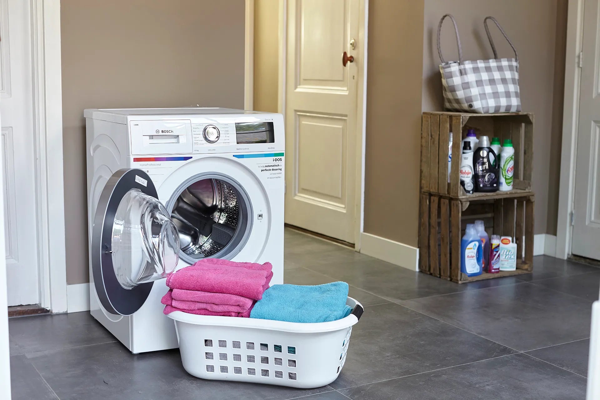 Wasmachine plaatsen